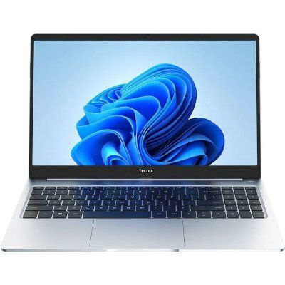 Tecno 71003300139-wpro Ноутбук 15.6", AMD Ryzen 5 5560U, RAM 16 ГБ, HDD, AMD Radeon Graphics, серебристый #1