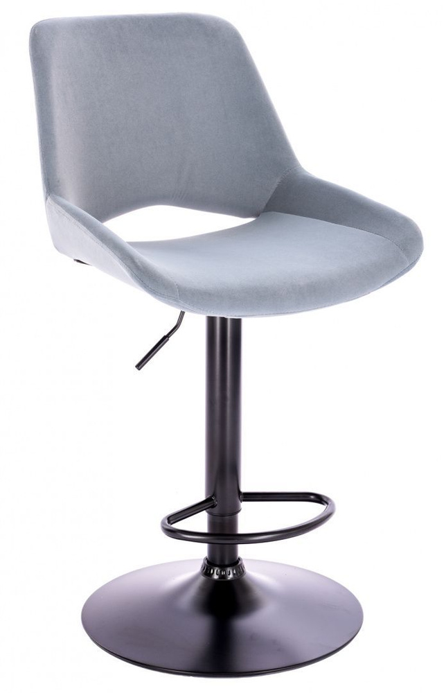 Барный стул Everprof Flash Ткань Серый / со спинкой / для кухни, комнаты, офиса , кафе, ресторана / с #1