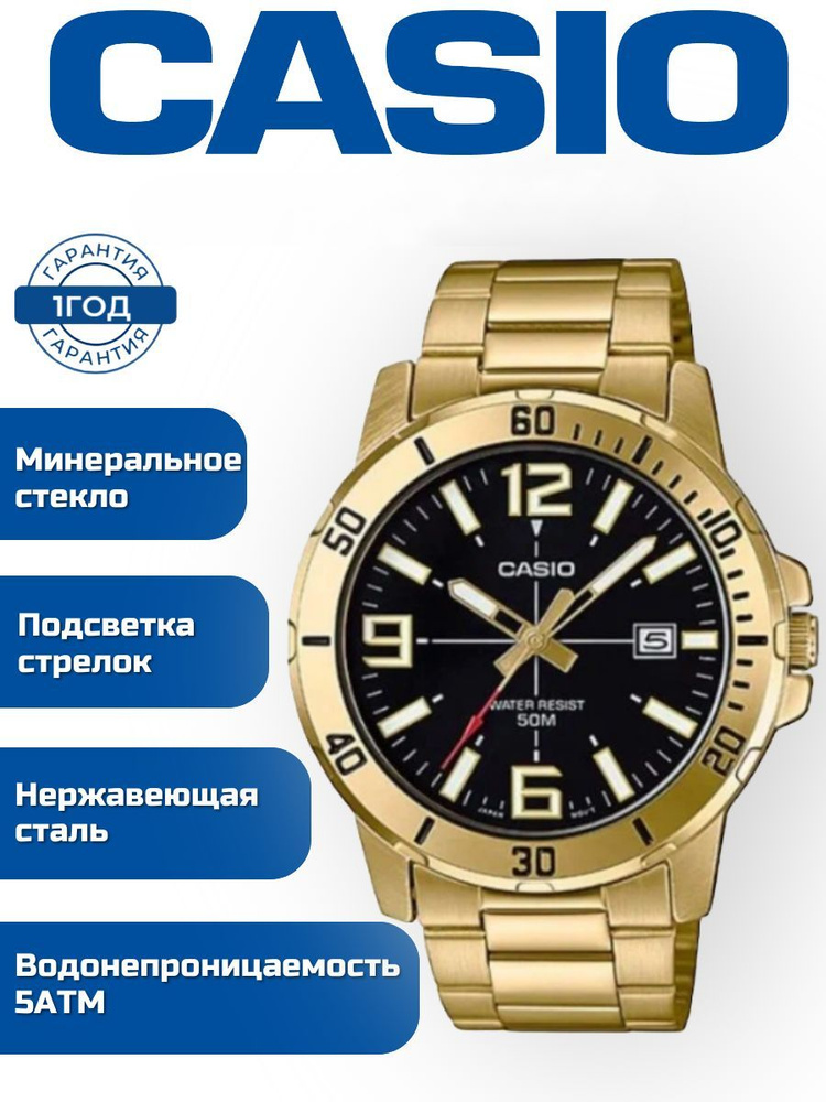 Наручные часы Casio MTP-VD01G-1B #1