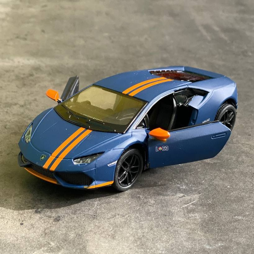 Металлическая машинка Kinsmart 1:36 Lamborghini Huracan LP610-4 Avio Ламборджини Хуракан KT5401D, инерционная, #1