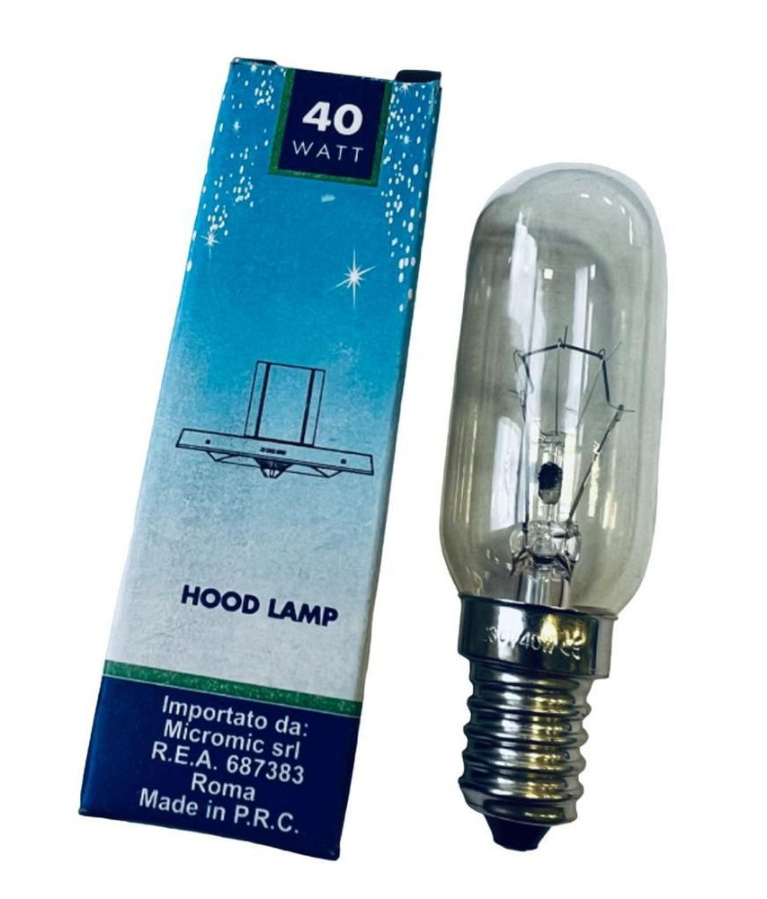 Лампочка для вытяжки 40W цоколь E14 - WP008 для вытяжки универсальная  #1