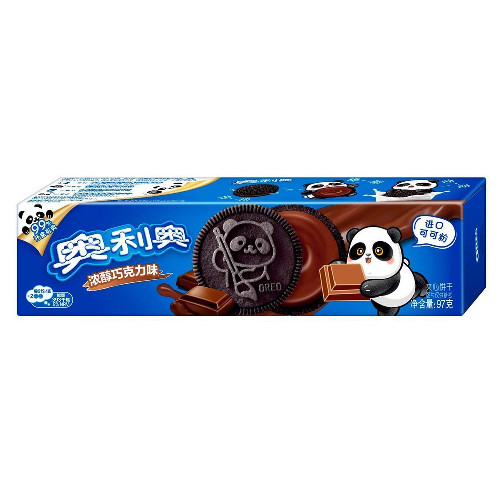 Печенье OREO Sandwich Сookie Thick Chocolate со вкусом шоколада (Китай), 97 г  #1
