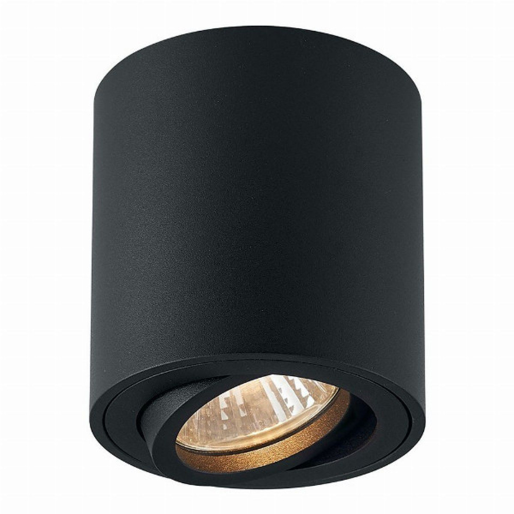Светильник потолочный накладной под лампу MR16 GU10 35Вт 230В черный поворотный 80*84мм Feron ML179 41470 #1