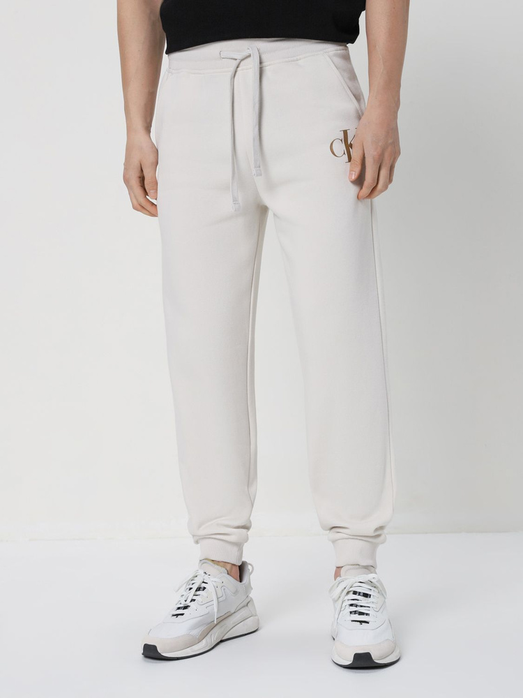 Calvin klein white joggers best sale