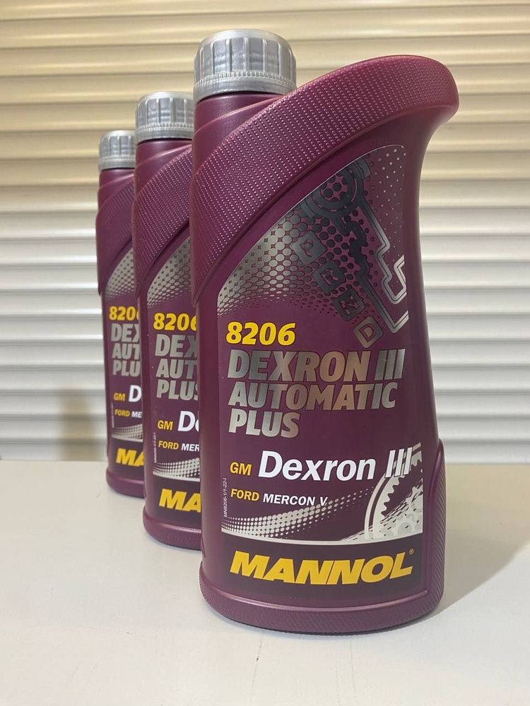 Трансмиссионное масло MANNOL ATF 8206 DEXRON III 1л. #1
