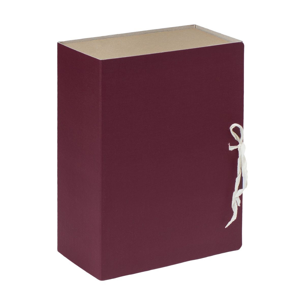Короб архивный OfficeSpace с завязками, 120 мм, переплетный картон, до 1000 листов (312551)  #1