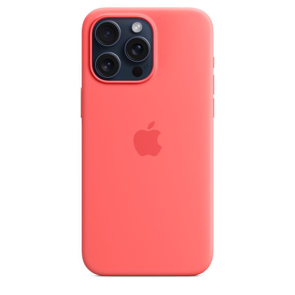 Чехол Apple Silicone case для iPhone 15 Pro Max, цвет Guava (MT1V3ZM/A) #1