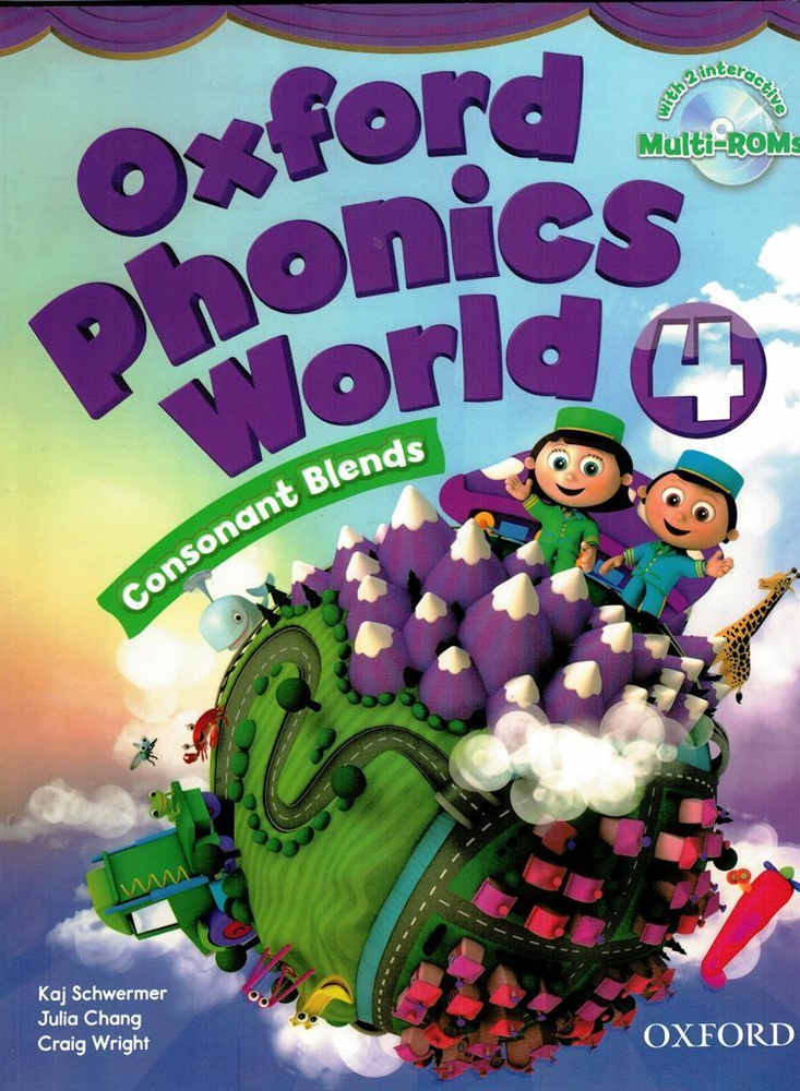 Oxford Phonics World 4 Consonant Blends Student Book with Student Cards and MultiROM Учебник #1