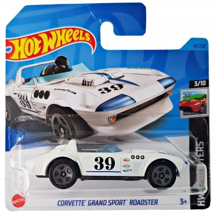 Игрушечная машинка Hot Wheels Corvette Grand Sport Roadster (базовая коллекция 2023 г, 14/250)  #1