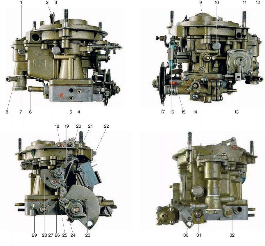 Карбюратор к 151 схема шлангов