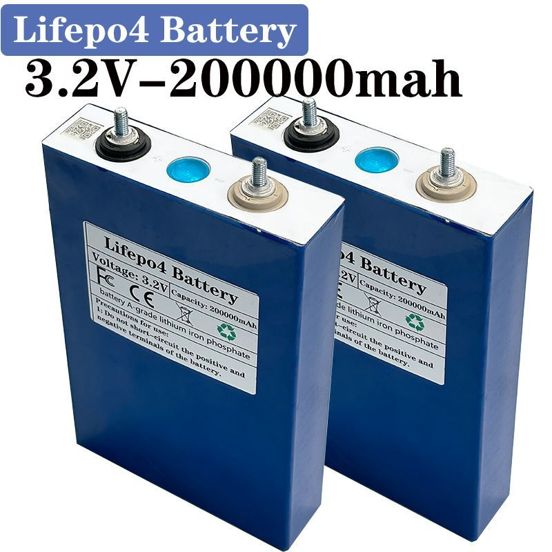 3.2v 200Ah Lifepo4 Аккумулятор класса A фосфат железа лития для гольфа ...