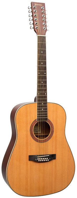 MARTINEZ Акустическая гитара W - 1212 12-струнная, корпус Ель 4/4 #1