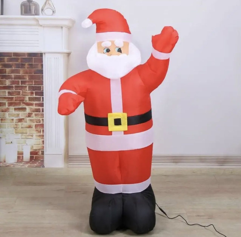 Фигура надувная Дед Мороз 2 м с компрессором #1