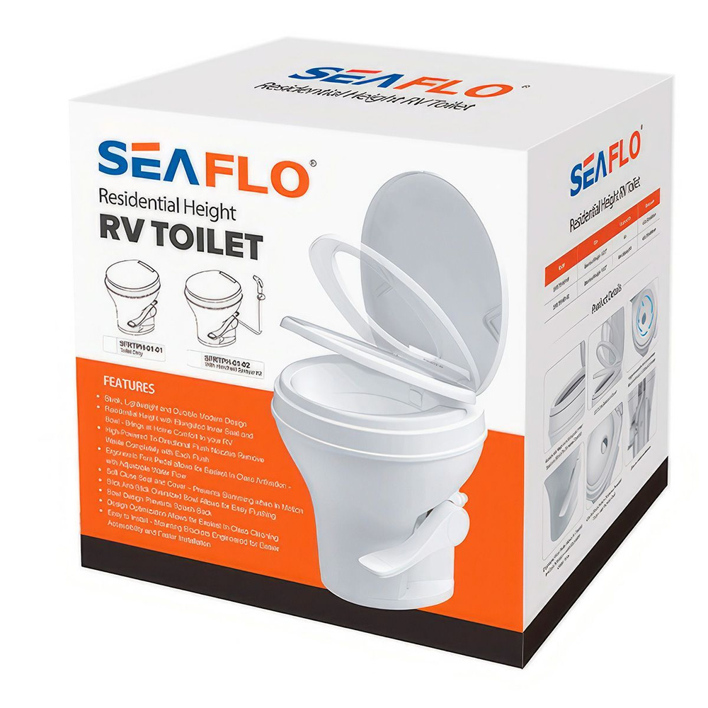 Туалет стационарный с педалью SEAFLO SFRTPH-01-01 #1