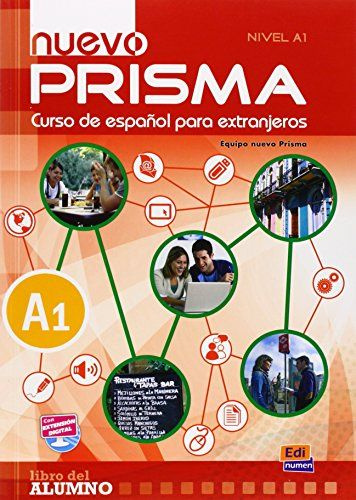 Nuevo Prisma A1 - Libro del alumno+CD+Extension digital, учебник по испанскому языку для студентов и #1