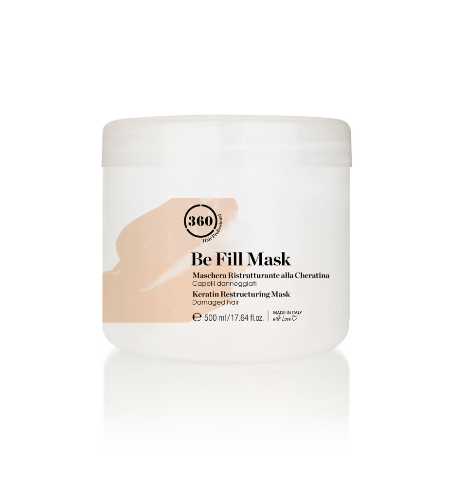 Реструктурирующая маска для волос с кератином-BE FILL MASK 360 Hair Professional 500 ML  #1