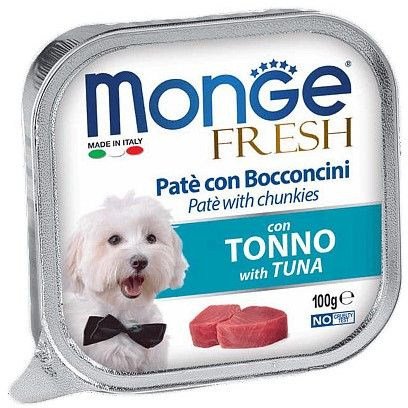 1301MONGE FRESH DOG Паштет д/собак с тунцом (100 гр.) 5 шт #1