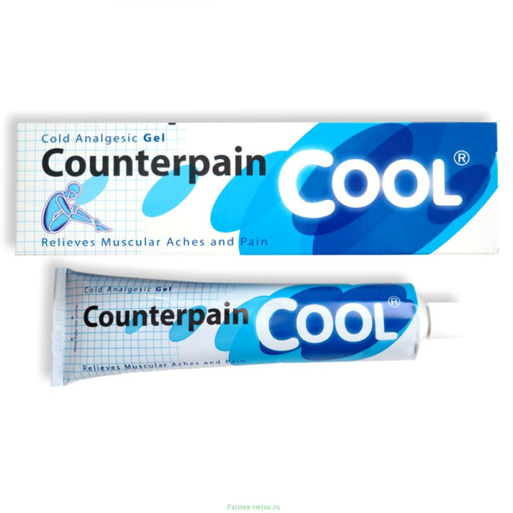 Охлаждающий обезболивающий гель Counterpain plus Cool 120гр #1