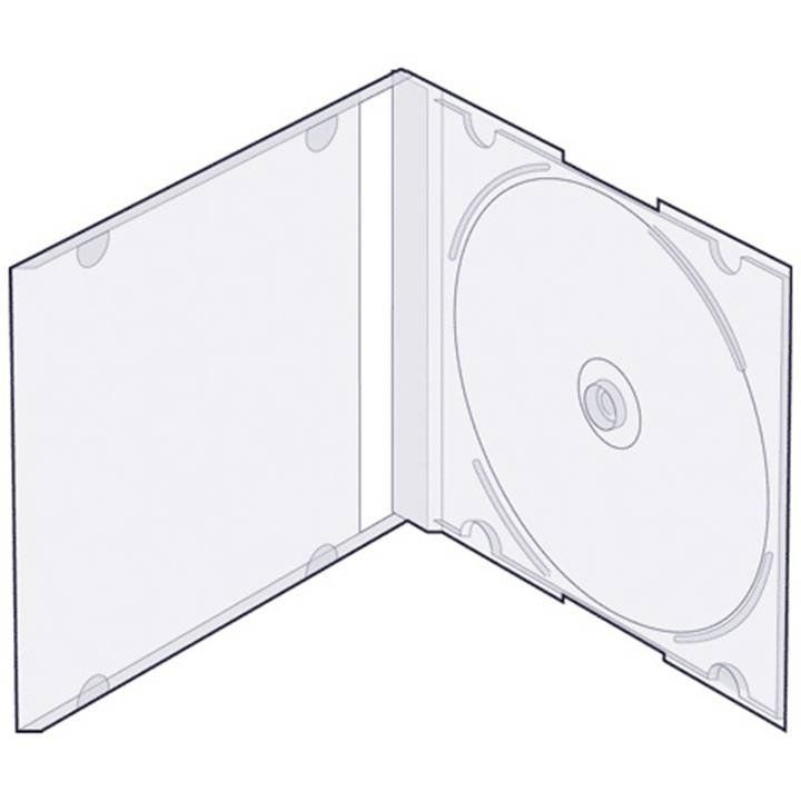 Бокс (коробка) для CD/DVD VS CDB-sl-T5 5 штук #1