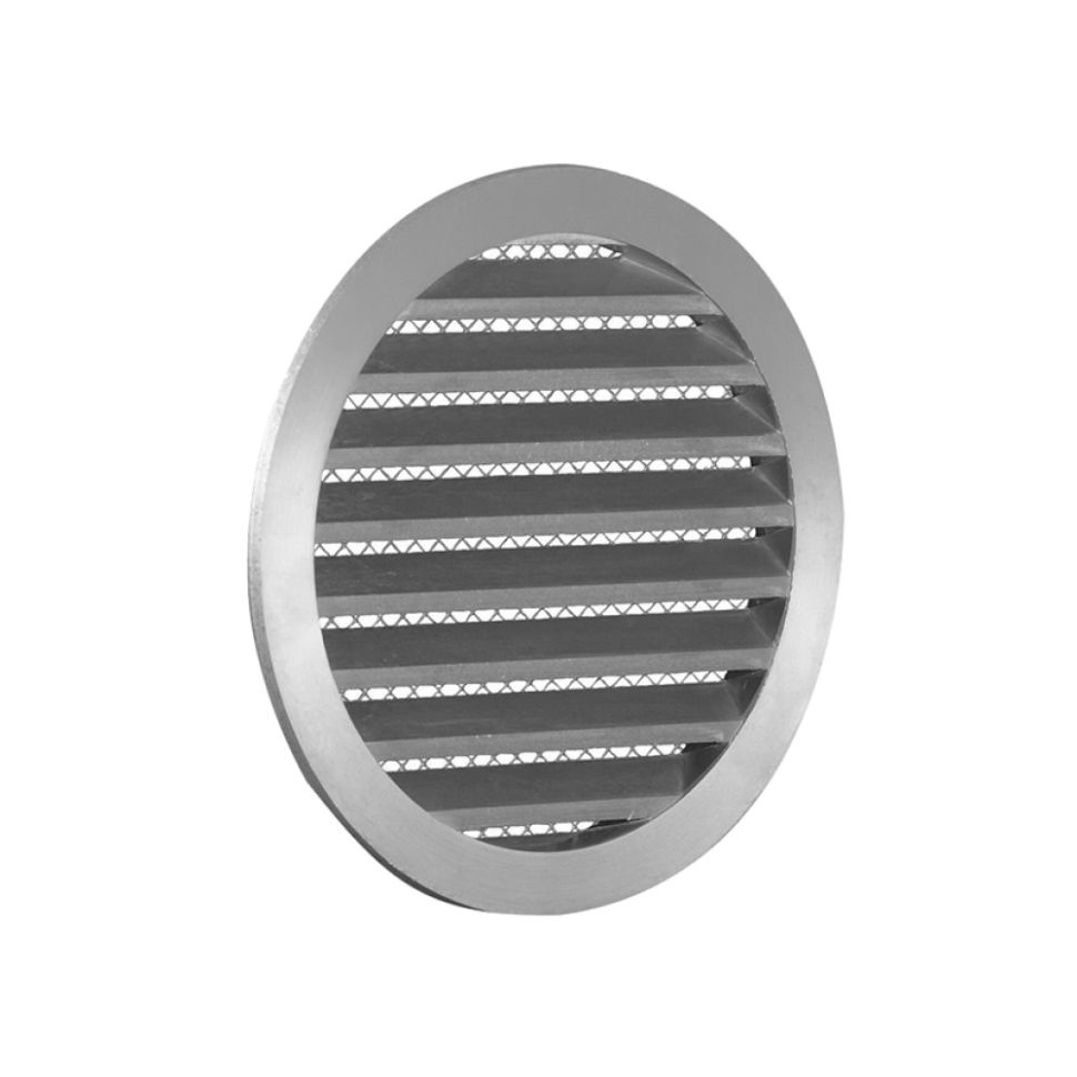Круглая наружная вентиляционная решетка 160 мм (с мелкой сеткой)  #1