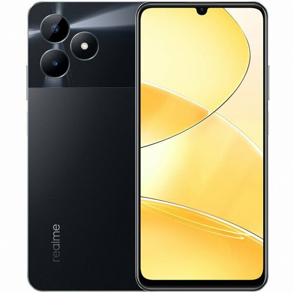 realme Смартфон C51 (Гарантия РФ) Ростест (EAC) 4/64 ГБ, черный #1