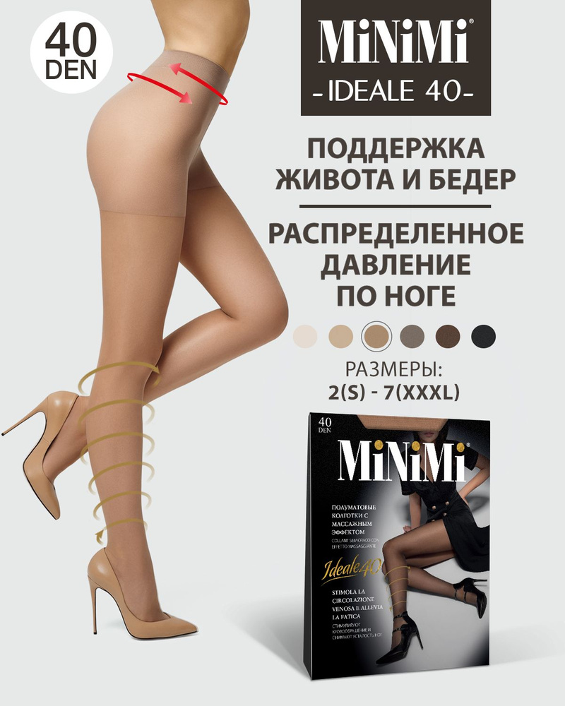 Колготки Minimi Ideale, 40 ден, 1 шт #1