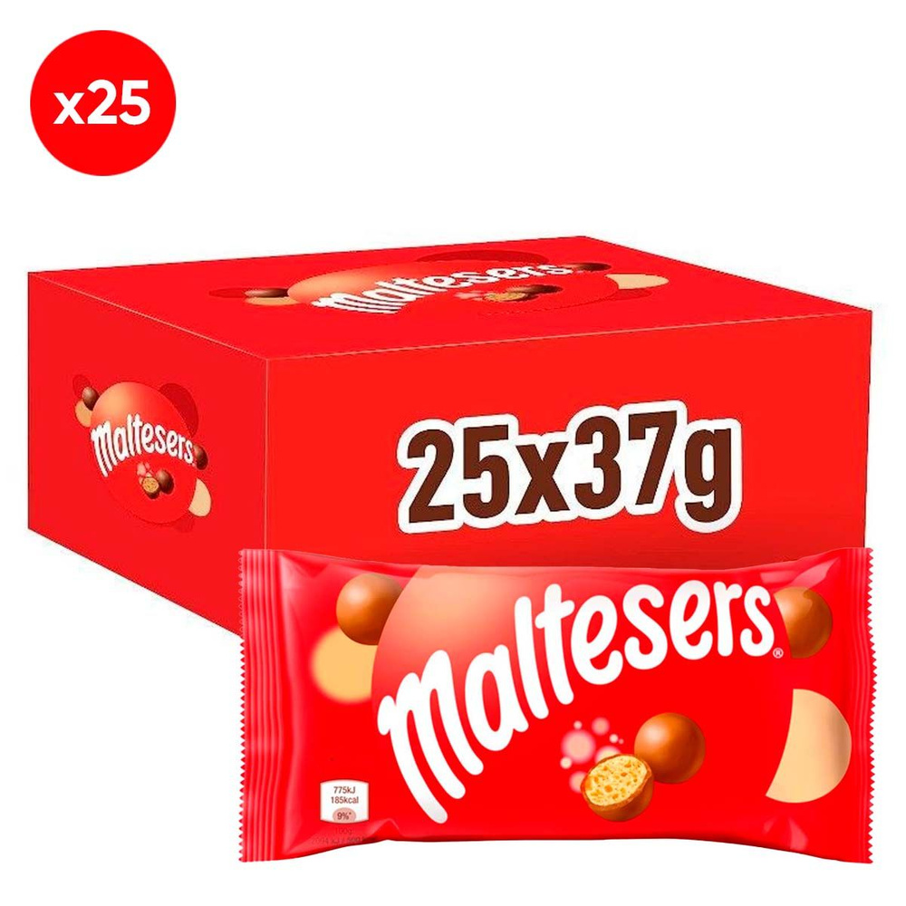 Шоколадные конфеты Maltesers (Великобритания), 37 г (25 шт) #1