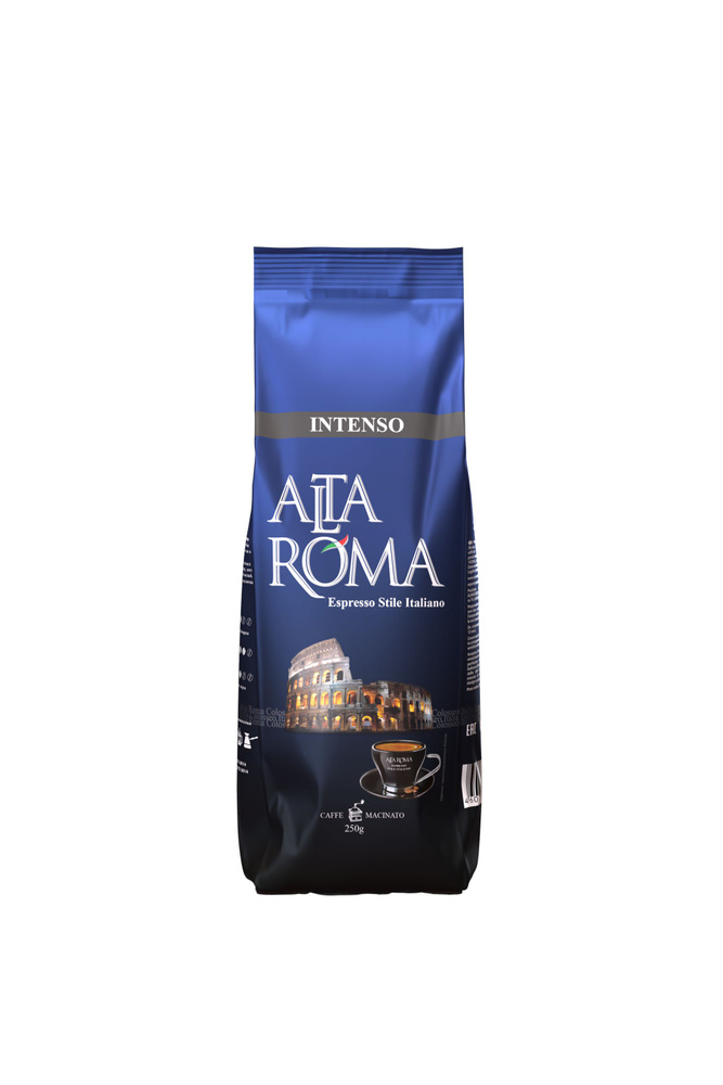 Кофе "Alta Roma Intenso" жареный молотый 250 грамм #1