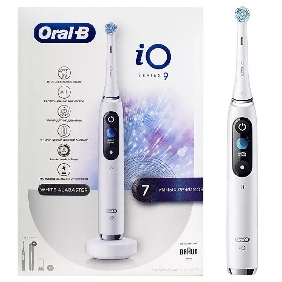 Oral-B Электрическая зубная щетка IO Series 9, белый #1