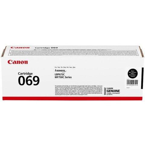 Canon Cartridge 069BK 5094C002 тонер-картридж для MF752Cdw-MF754Cdw-LBP673Cdw 1900 стр. чёрный  #1