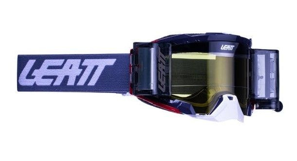 Кроссовые очки LEATT Velocity 5.5 Roll-Off Graphene Yellow 70% #1