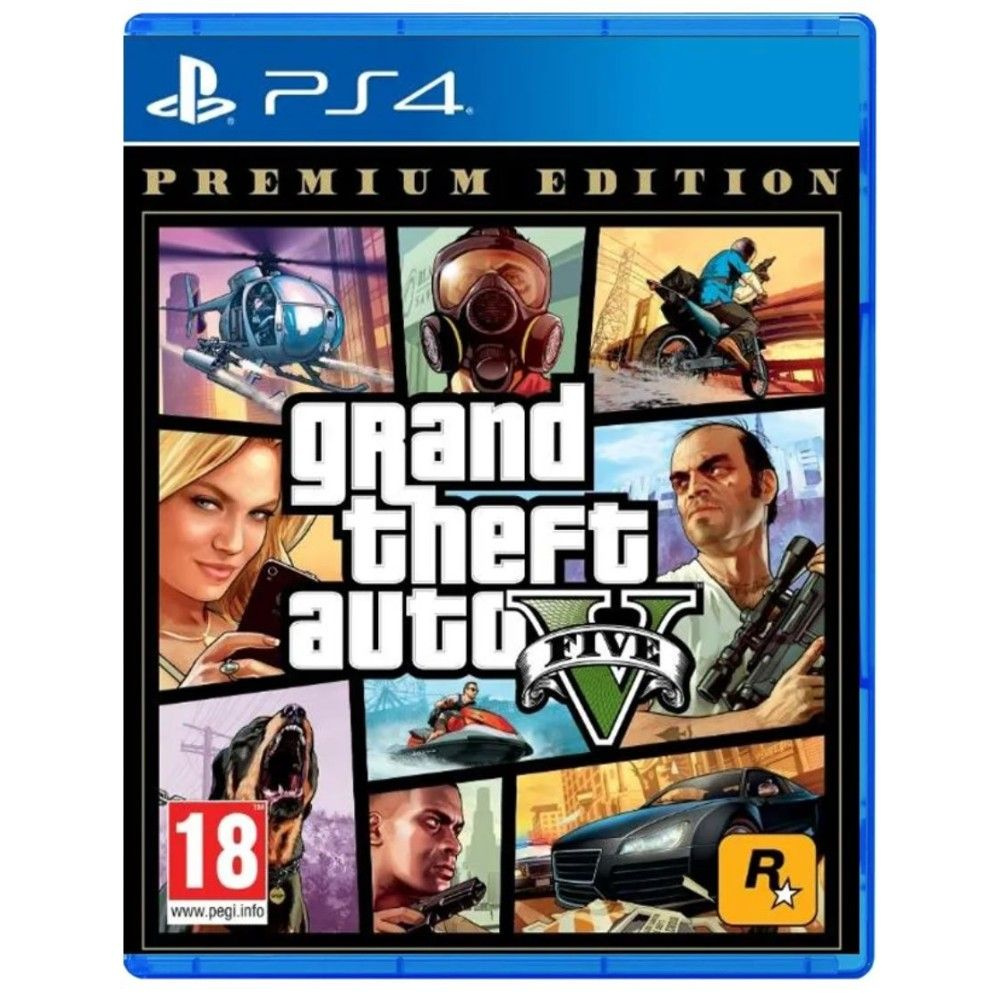 Grand Theft Auto V Premium Edition PS4, русские субтитры #1