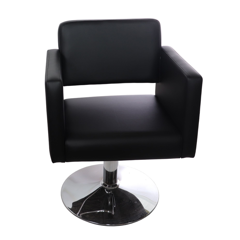 Парикмахерское кресло "Кубик II", черный - диск #1
