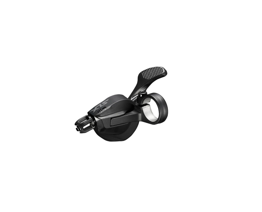 Шифтер Shimano SLX, M7100, левый, 2 скорости, без индикатора, трос 1800мм, черный, без упаковки (KSLM7100LB) #1