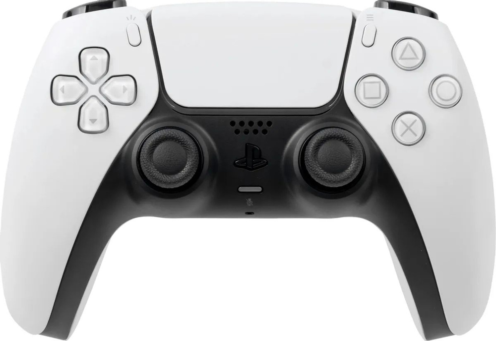 Sony Геймпад PS5 Беспроводной контроллер DualSense, Bluetooth, Проводной, белый  #1