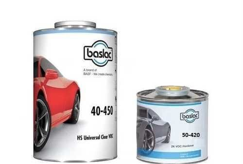 Лак автомобильный Baslac 40-450 комплект с отвердителем 1л+0,5л  #1