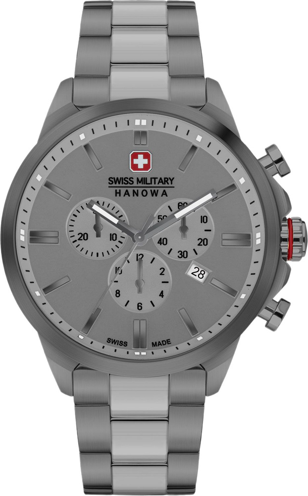Часы мужские Swiss Military Hanowa Chrono Classic II 06-5332.30.009. Наручные кварцевые часы хронограф #1