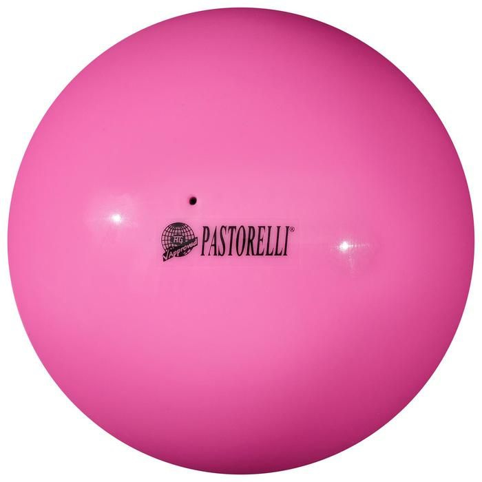 Мяч гимнастический Pastorelli New Generation FIG, 18 см, цвет розовый/фиолетовый  #1