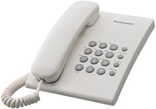 Телефон Panasonic KX-TS2350ruw #1