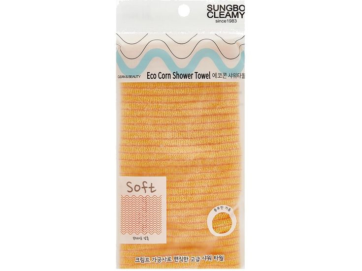 Мочалка для душа (в ассортименте) Sung Bo Cleamy Eco Corn Shower Towel #1