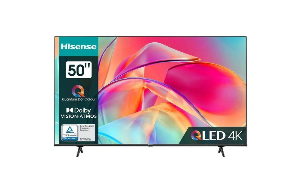 Hisense Телевизор 50E7KQ (ИМП) 50" 4K UHD, черный #1