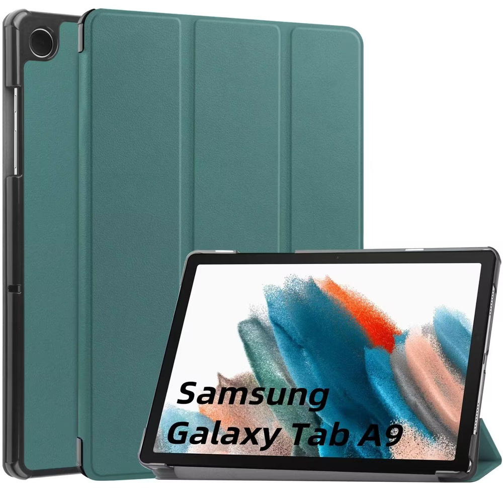 Умный чехол для Samsung Galaxy Tab A9 8.7"/ SM-X110, SM-X115, зеленый #1