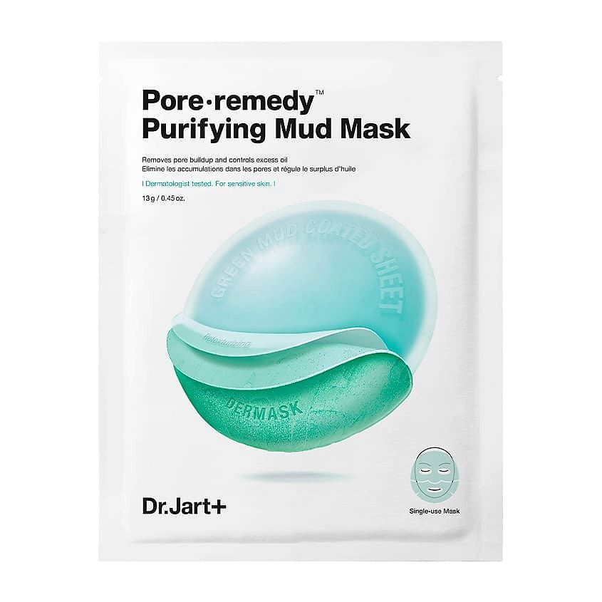 DR. JART+ Обновляющая маска для лица с зеленой глиной Pore Remedy 13 гр. x 1 шт.  #1