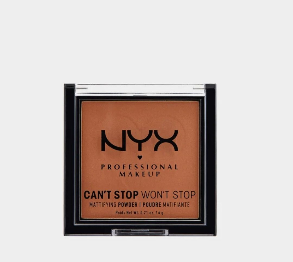 NYX PROFESSIONAL MAKEUP can't stop won't stop mattifying powder пудра - румяна 08 #1