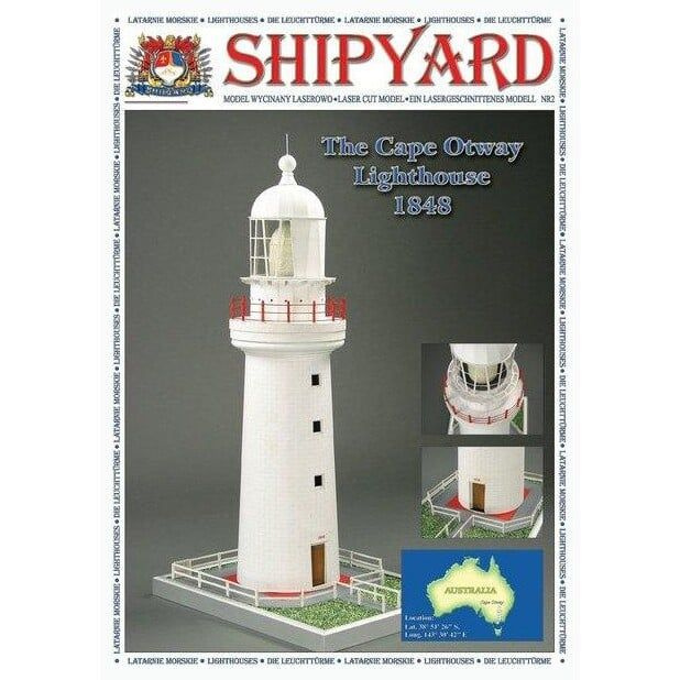 Сборная картонная модель Shipyard маяк Lighthouse Cape Otway (№3)(1к72)(ML003)  #1