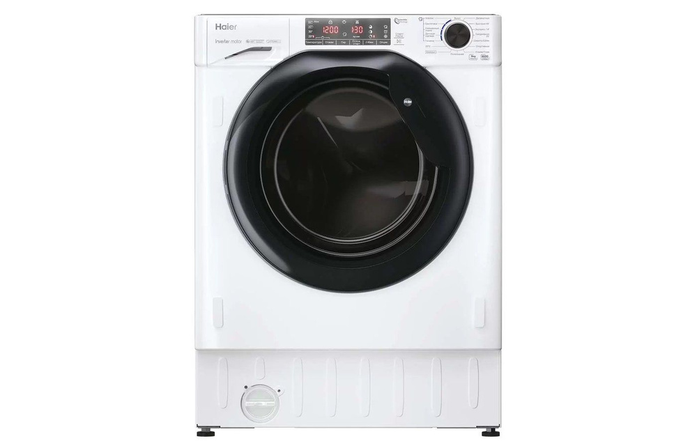 Haier Встраиваемая стиральная машина HWQ90B416FWB-RU, белый #1