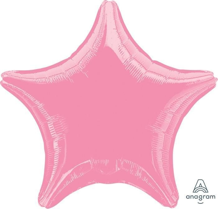 Воздушный шар, Весёлая затея, Звезда Pink пастель США #1