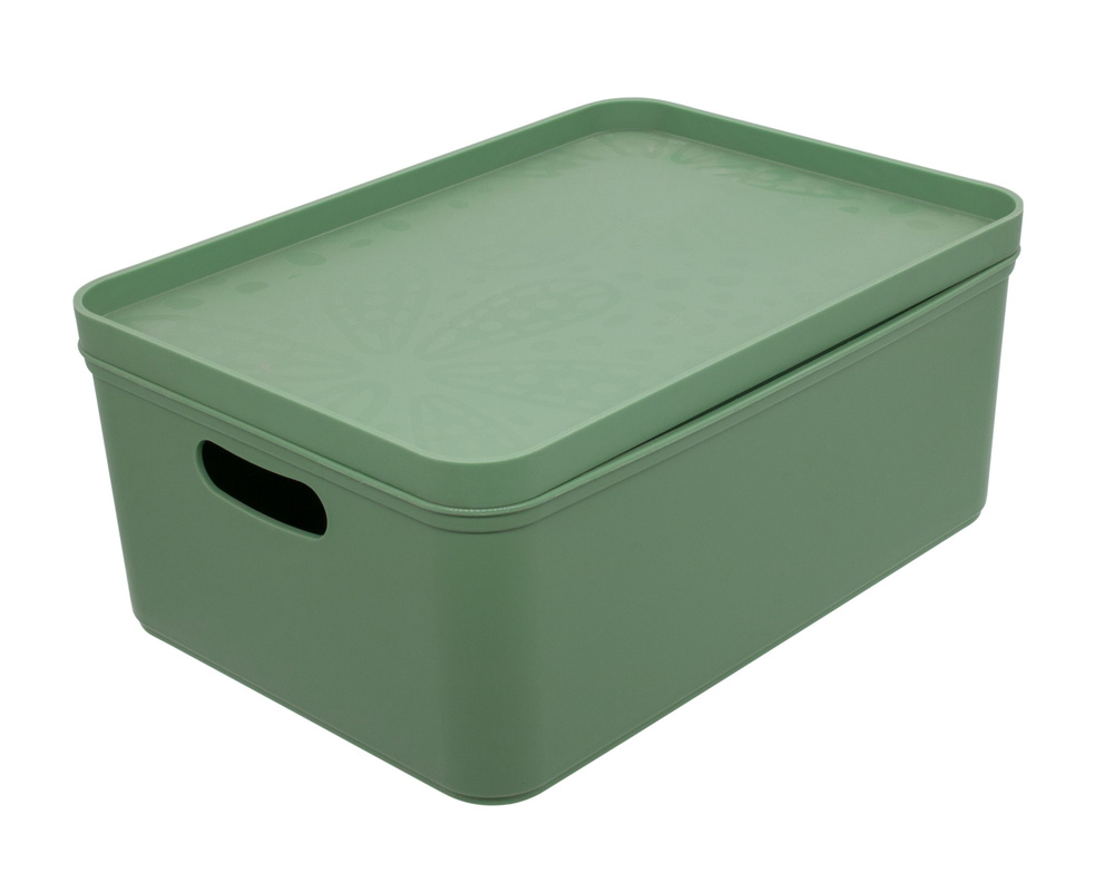 Органайзер для хранения 23x13x32см пластик цвет зелёный #1
