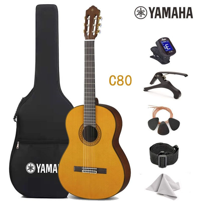 Yamaha Классическая гитара C40_C80_sN3wT43toyU79F7t_k-O__ob_ 6-струнная, корпус Черный орех 4/4  #1