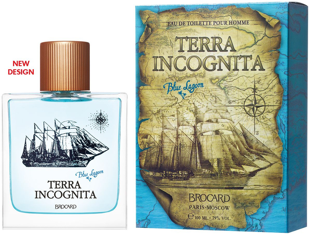 Brocard Туалетная вода мужская Terra Incognita Blue Lagoon Терра Инкогнита Блю Лагун 100 мл  #1